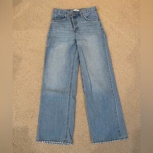 OAK + FORT Light Blue Straight Leg Jeans